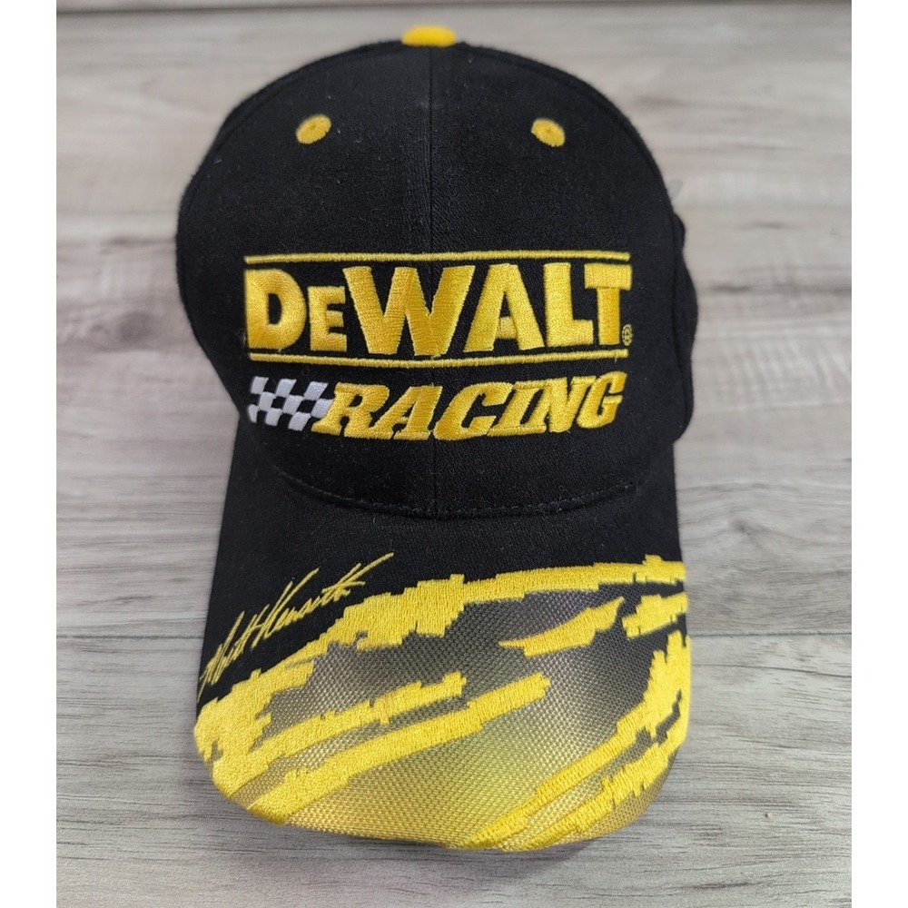 DeWalt Racing NASCAR Cap Hat Matt Kenseth Roush #17 Sharkstooth Black/Yellow
